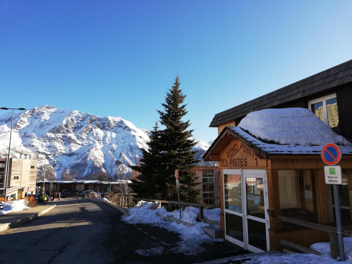 Orcieres Rond Point Des Pistes, Front De Neige Lägenhet Exteriör bild