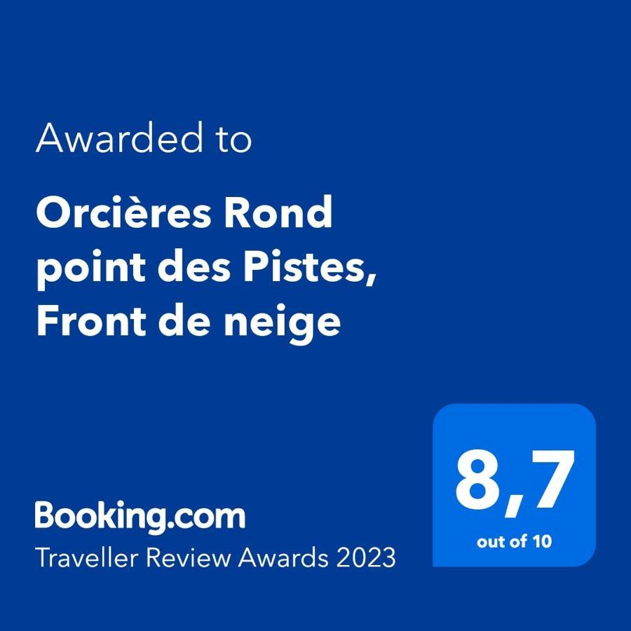 Orcieres Rond Point Des Pistes, Front De Neige Lägenhet Exteriör bild